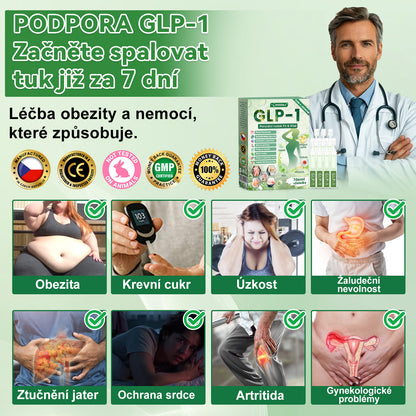 🧑‍⚕️DOOEKA® GLP-1 8 v 1 Fit & Vital perorální roztok – jednou denně, viditelné změny za 7 dní / při obezitě, kardiovaskulárním zdraví, cukrovce, spánkové apnoi, zdraví střev, kloubních potížích a mnoha dalších stavech