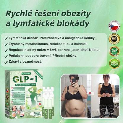 🧑‍⚕️🧑‍⚕️DOOEKA® GLP-1 8 v 1 Fit & Vital perorální roztok – jednou denně, viditelné změny za 7 dní / při obezitě, kardiovaskulárním zdraví, cukrovce, spánkové apnoi, zdraví střev, kloubních potížích a mnoha dalších stavech