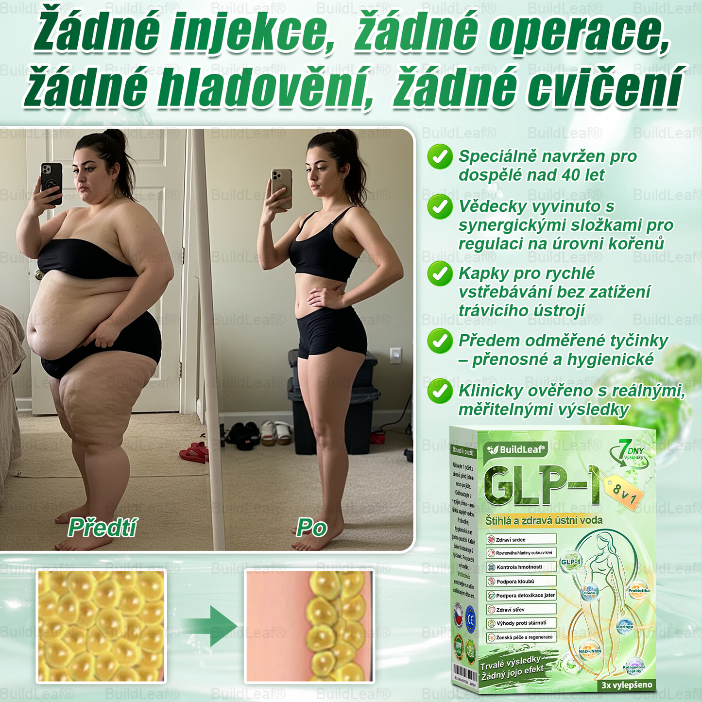 🧑‍⚕️𝑩𝒖𝒊𝒍𝒅𝑳𝒆𝒂𝒇® 𝑮𝑳𝑷-1 8-𝒊𝒏-1 𝑺𝒍𝒊𝒎 & 𝑯𝒆𝒂𝒍𝒕𝒉𝒚 Ú𝒔𝒕𝒏í 𝒓𝒐𝒛𝒕𝒐𝒌(Jednou denně, viditelné výsledky za 7 dní). Podporuje boj s obezitou, zdraví kardiovaskulárního systému, diabetes, zdraví střev